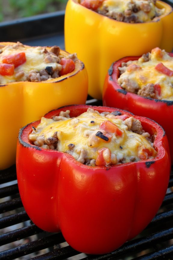 grilled stuffed pepper goodness