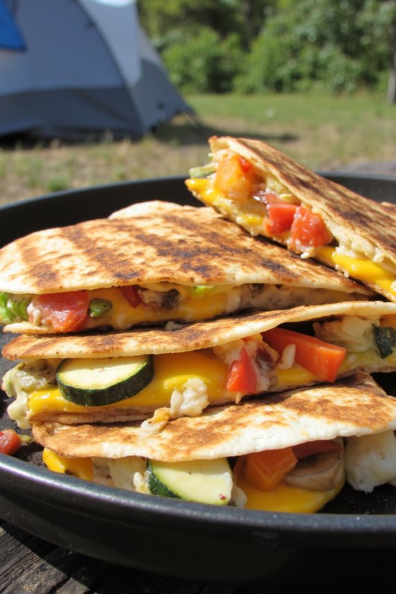 grilled veggie quesadillas recipe