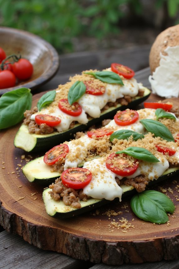 grilled zucchini boats recipe