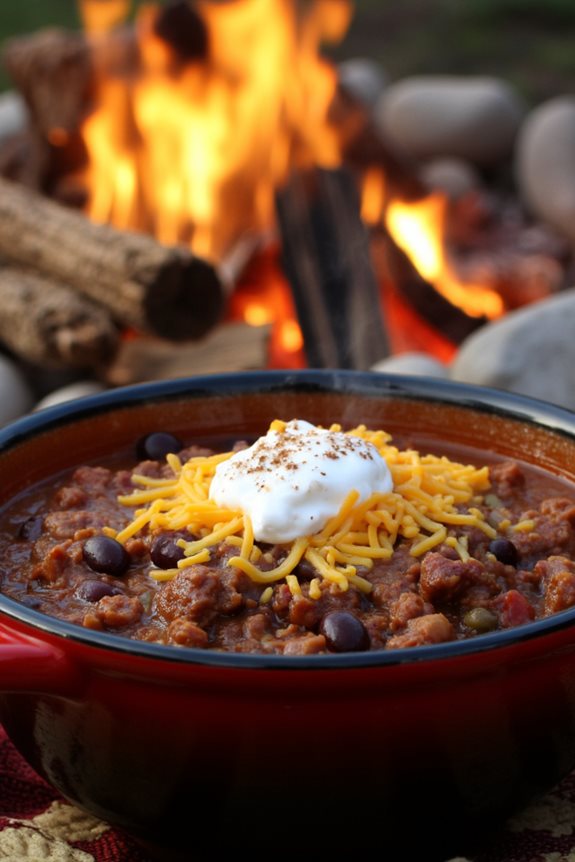 hearty campfire chili recipe