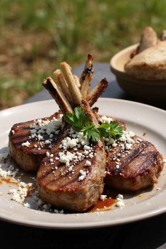 mediterranean grilled lamb chops