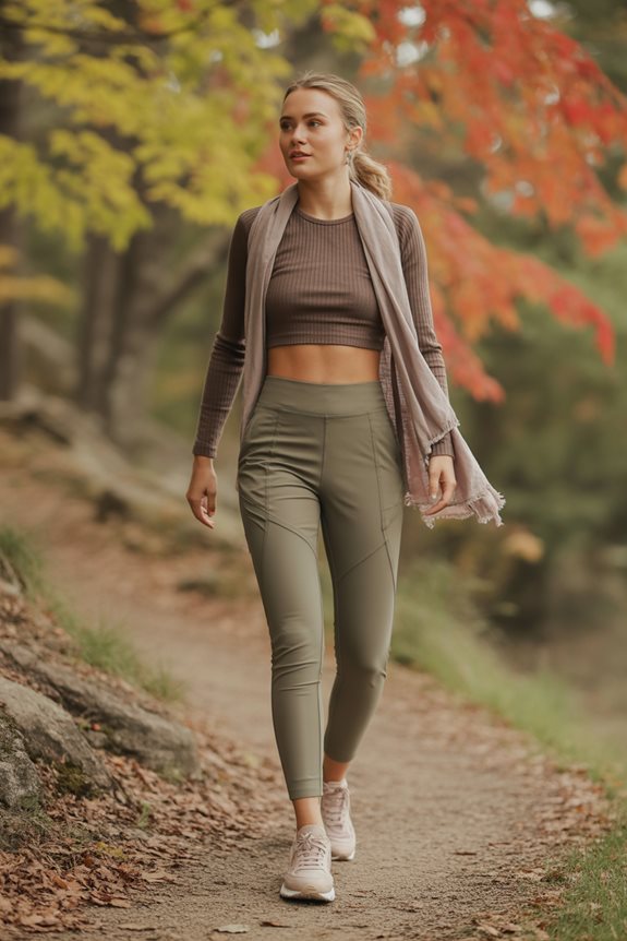 stylish fall outdoor outfit