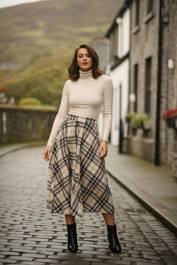 stylish layered outfit choice