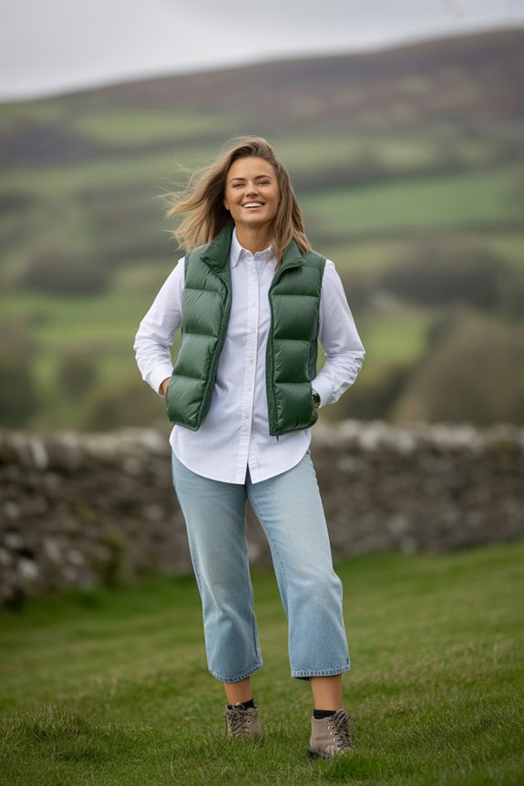 casual layered outfit style