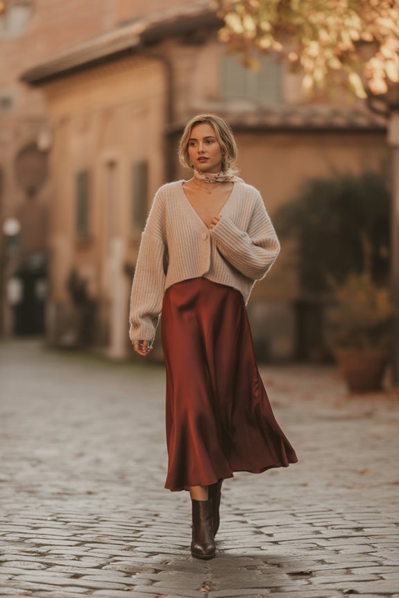 chic caf lounging outfit