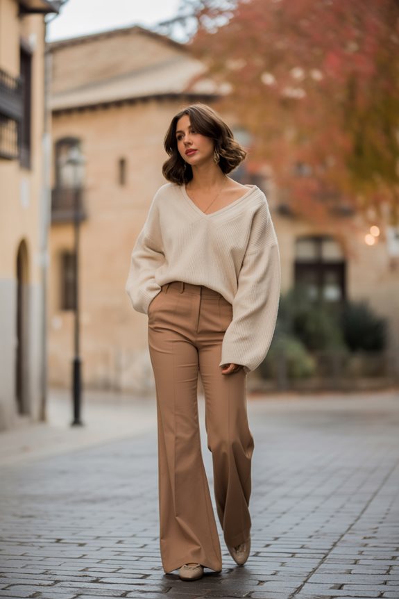 chic casual art stroll