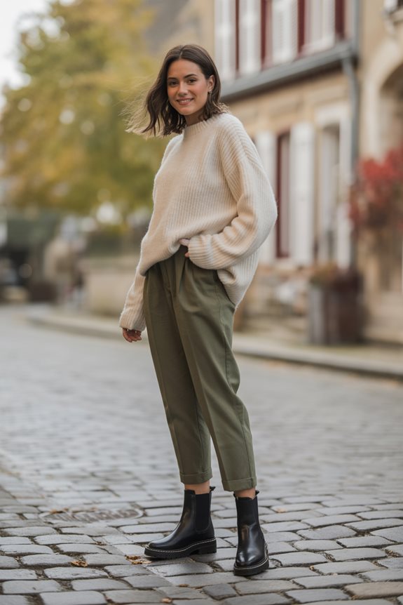 chic casual parisian outfit