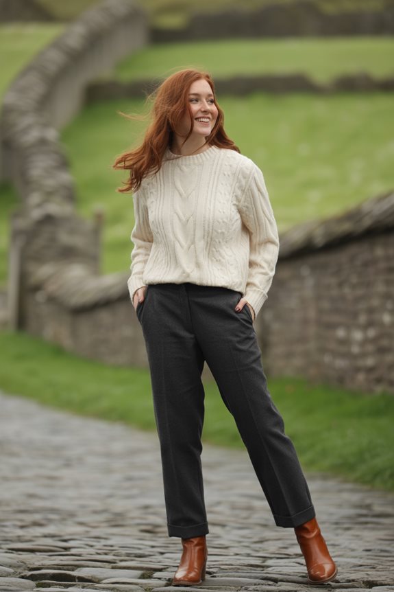 chic cobblestone street style