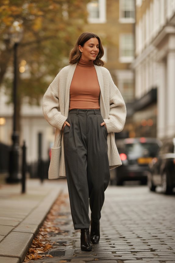 chic lounge brunch outfit