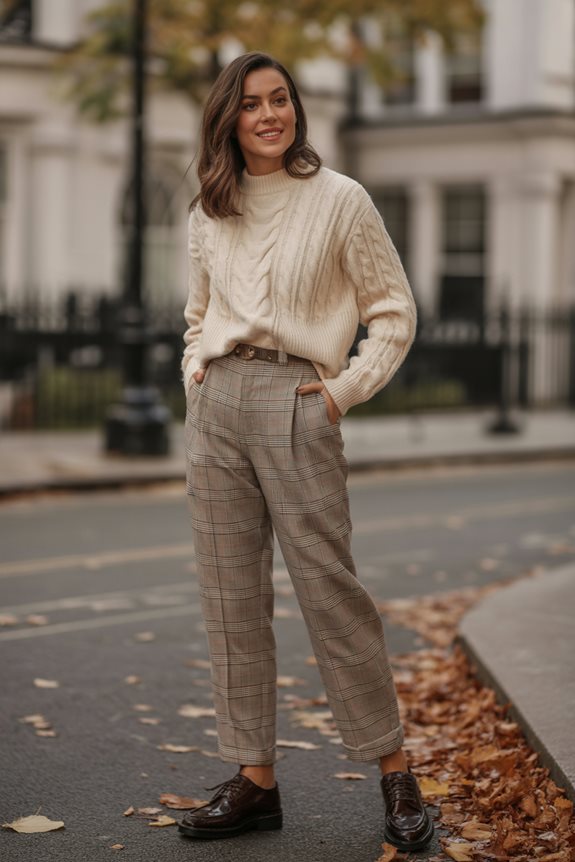 cozy chic city exploration outfit