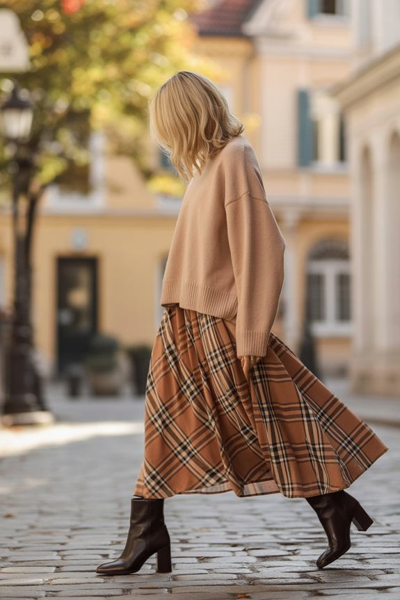 cozy chic city exploration outfit