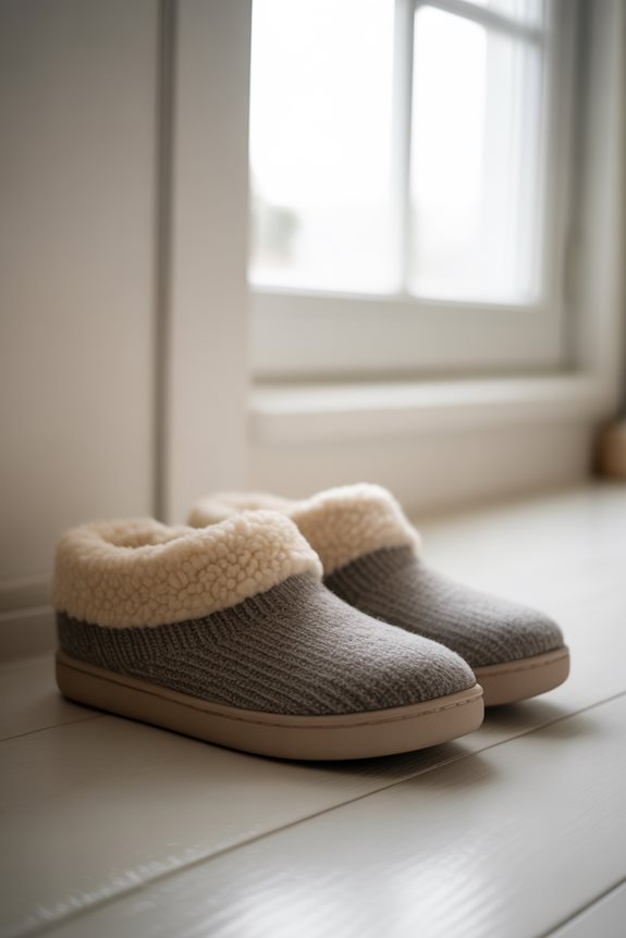cozy stylish packable slippers