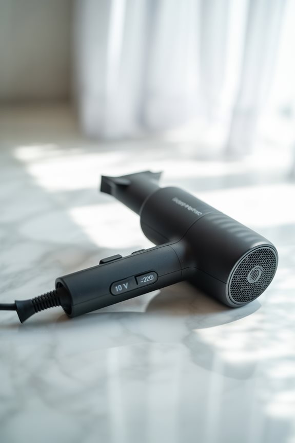 dual voltage travel dryer