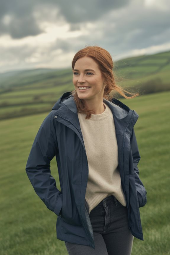 lightweight waterproof hooded jacket