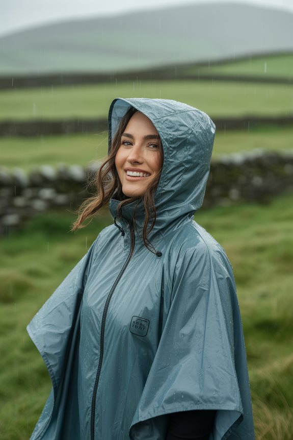 packable rain poncho essential