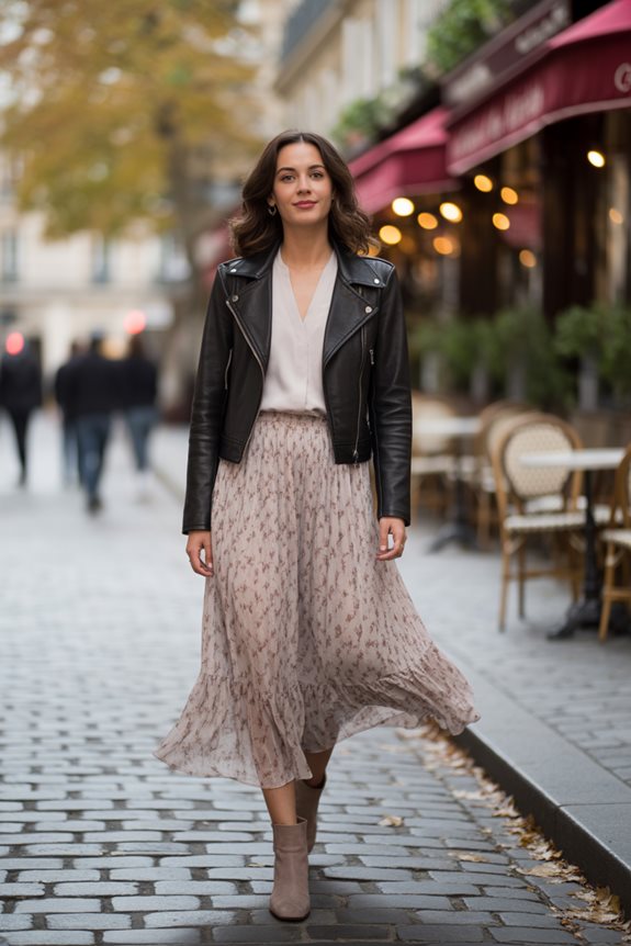 parisian chic coffee outfit