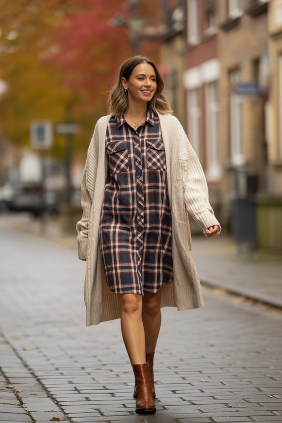 stylish layered autumn outfit