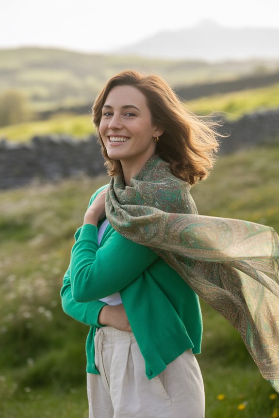 versatile lightweight wool scarf