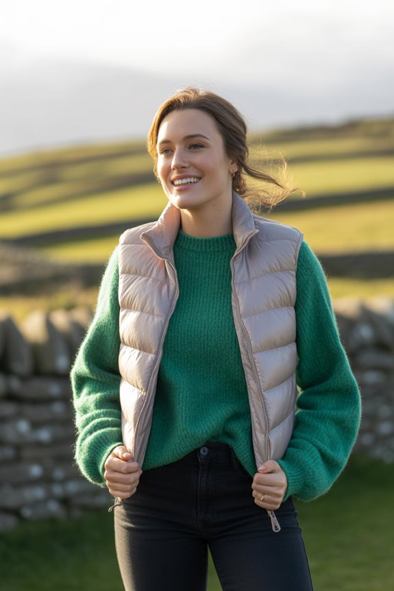 versatile packable puffer vest