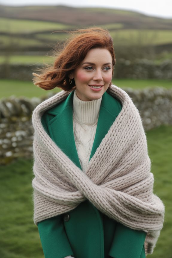 versatile wool scarf wrap