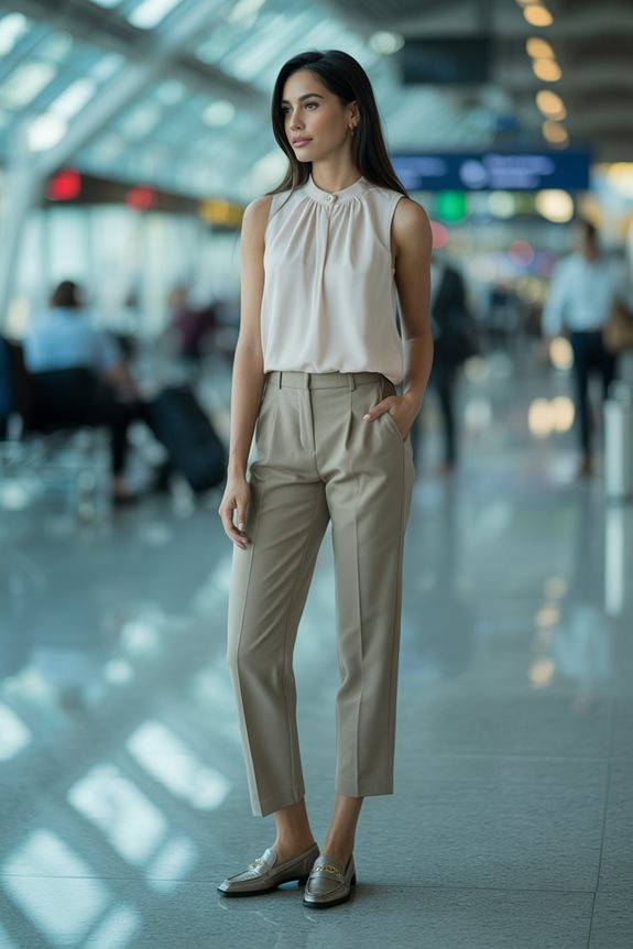 breezy comfort travel outfit