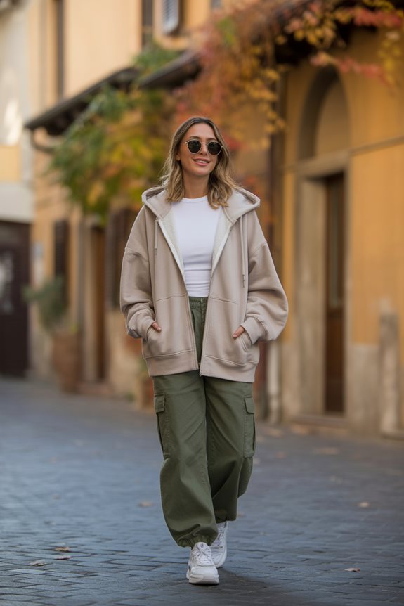 casual and comfortable outfit