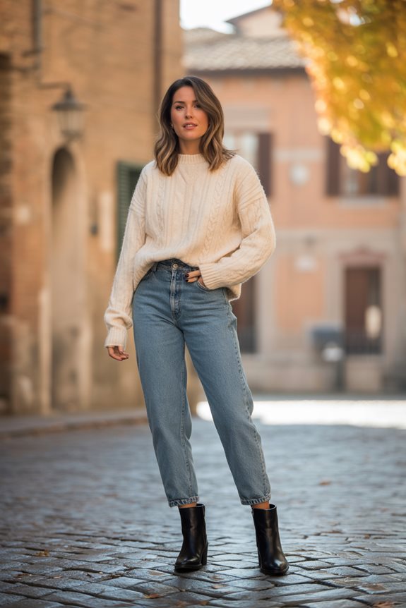 casual chic autumn outfit