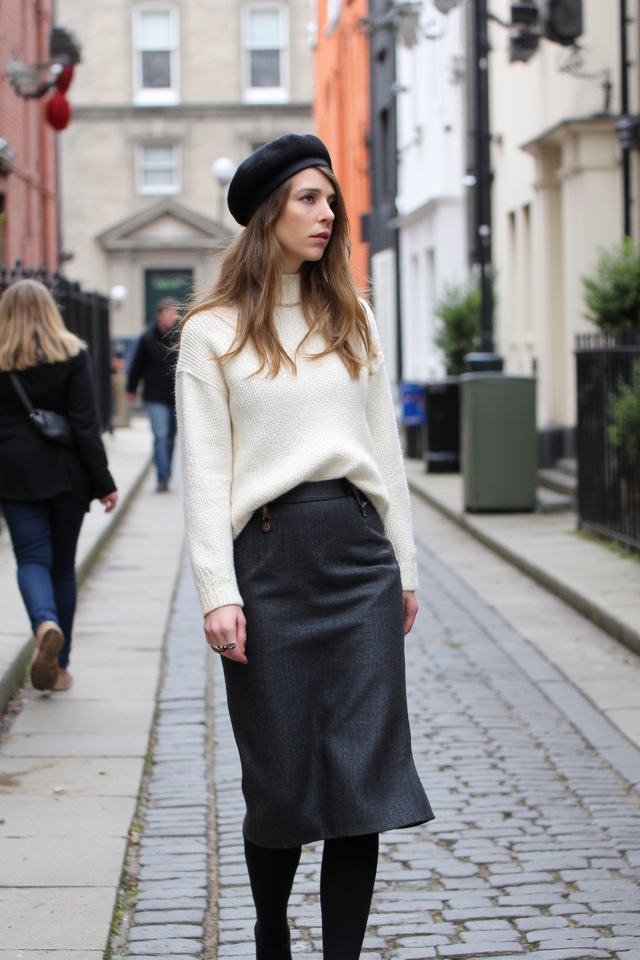 chic caf outfit combo