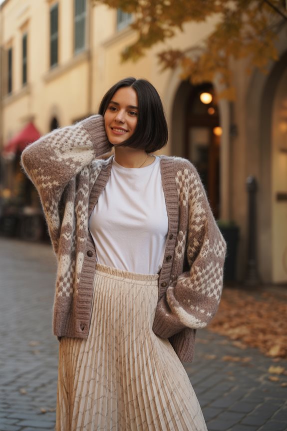 chic layered street style