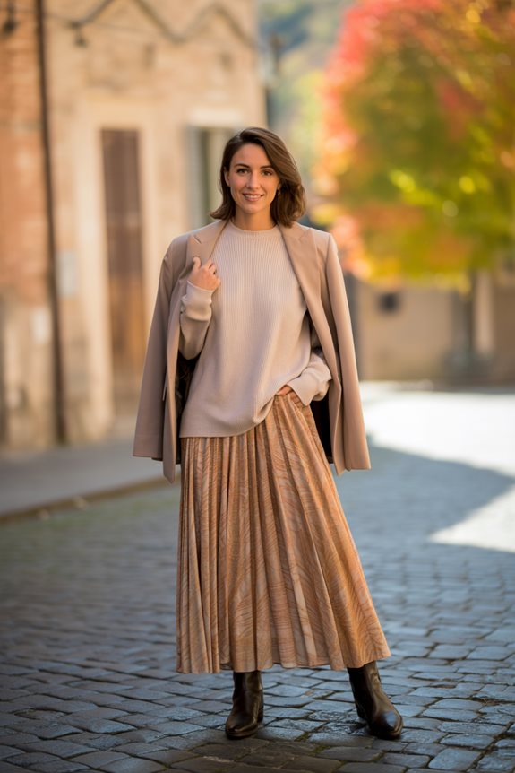 chic urban coffee outfit