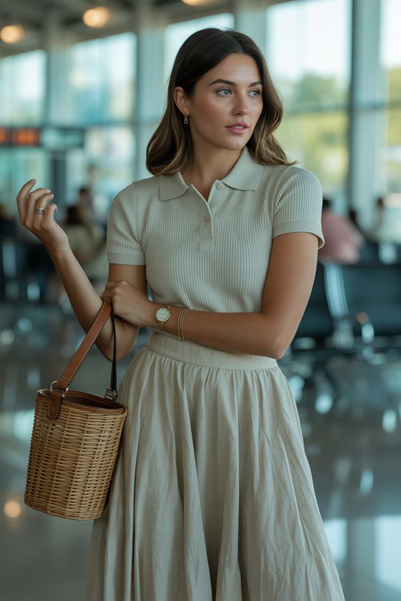 chic weekend getaway outfit