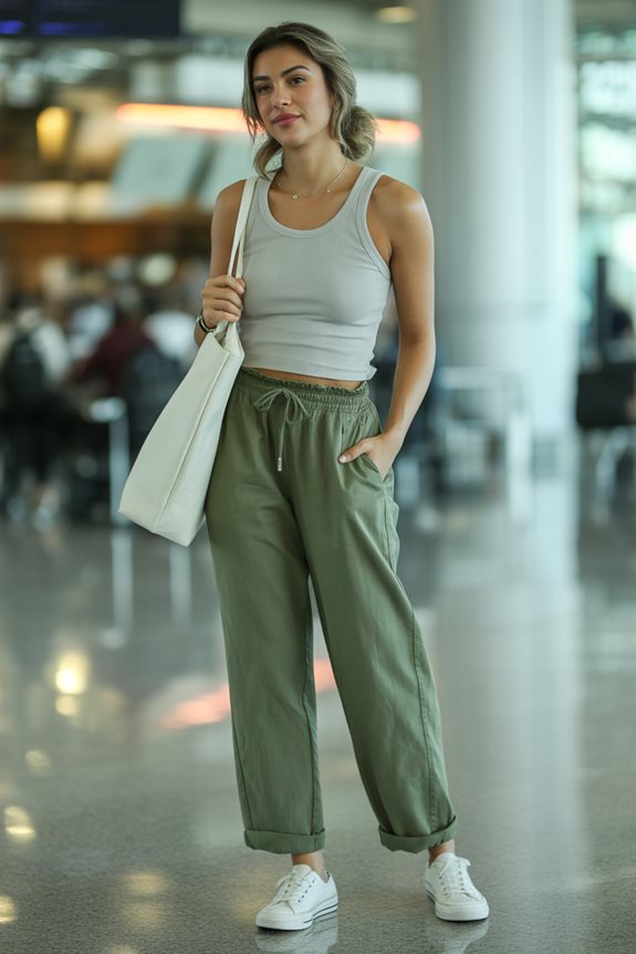 comfortable travel airport style