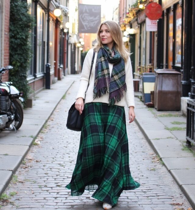 cozy holiday market outfit
