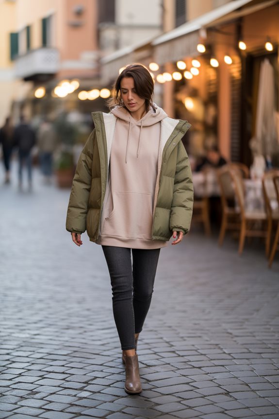 cozy winter adventure outfit