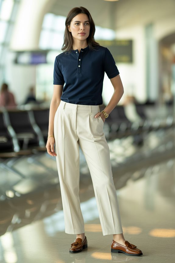 summer getaway casual style old money airport outfits