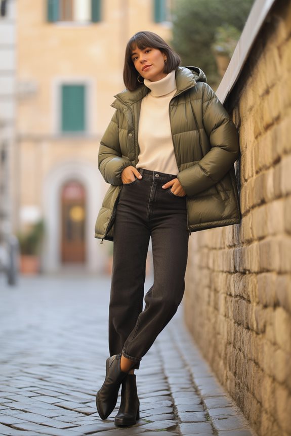 warm urban casual style