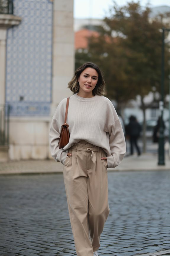 casual chic autumn outfit