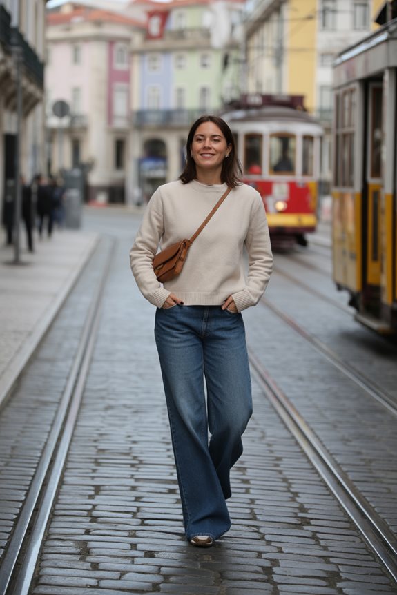 casual chic brunch outfit