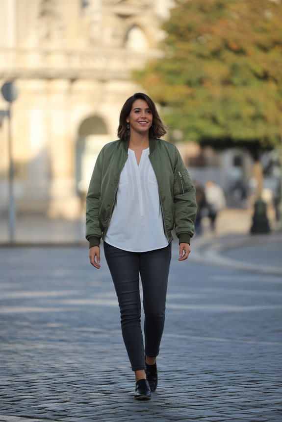 casual chic outfit combination