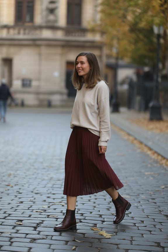 chic autumn outfit combination