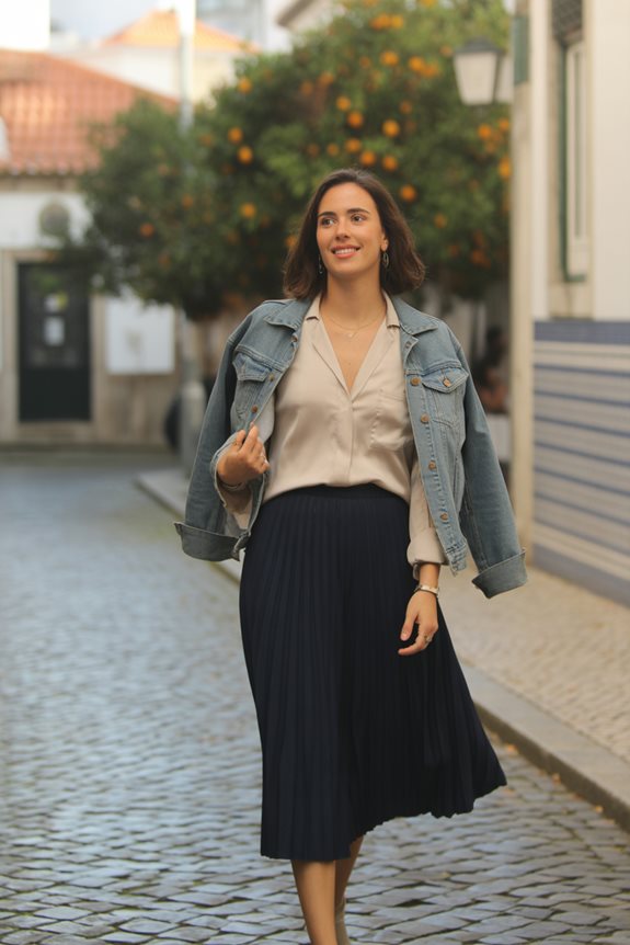 chic casual outfit combination