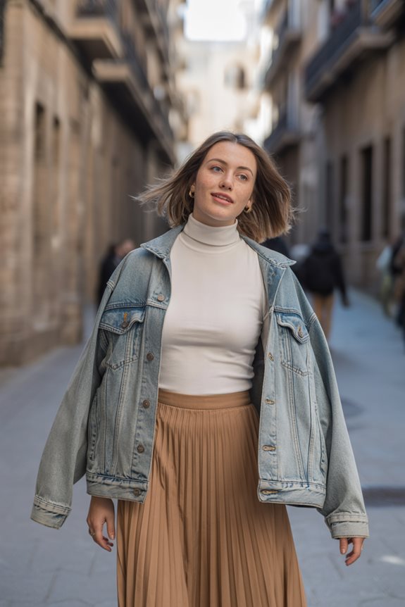 chic casual street style Barcelona Fall Outfit Ideas For Women