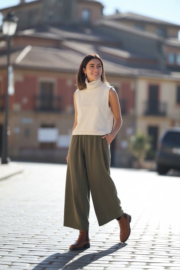 chic comfort for strolling