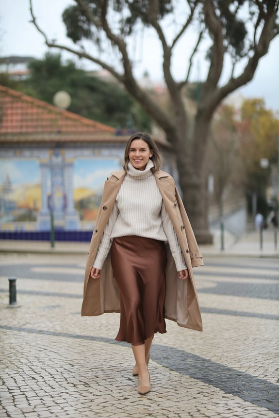 chic layered casual outfit