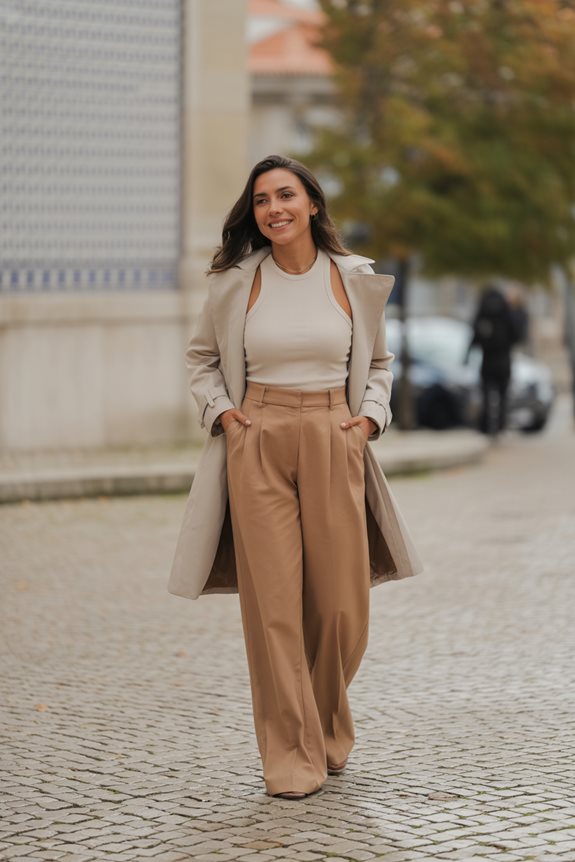 chic layered street style