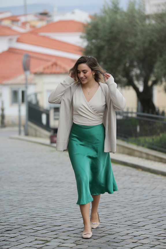 chic outfit for strolling