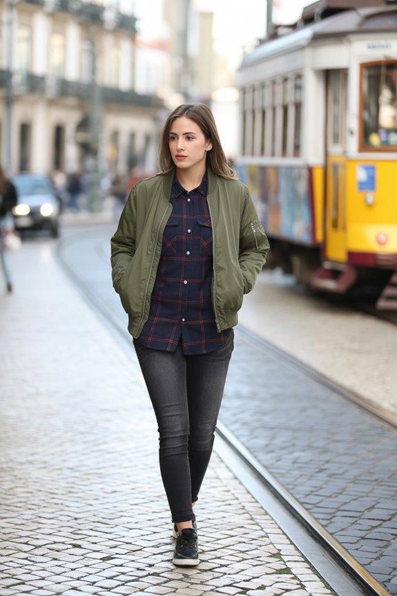 chic urban casual outfit