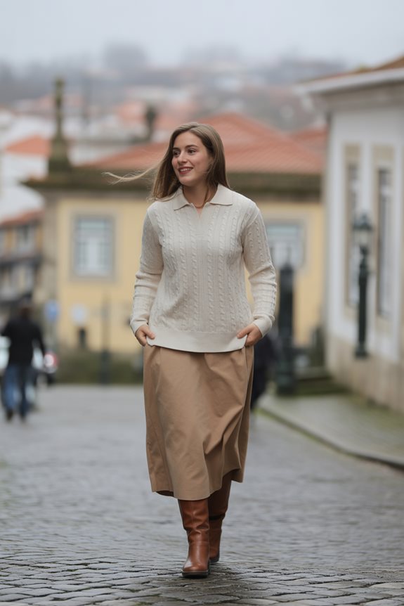 chic urban fashion ensemble