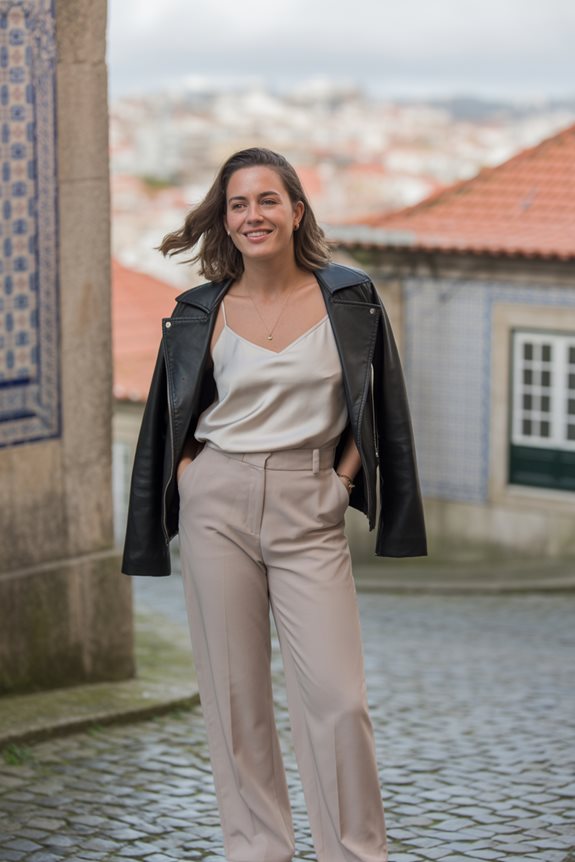 chic urban style ensemble