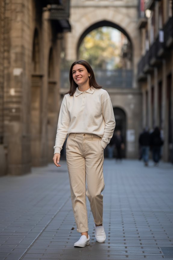 comfortable casual chic outfit